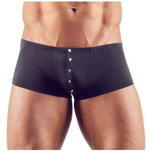 Svenjoyment Underwear - Short - Microfiber - Drukknopen - Zwart