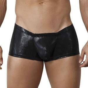Clever Moda - Brilliant Trunks - Glimmend Slangen Print - Zwart