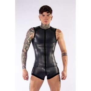 Mouwloos Shirt met Rits Neopreen - Mr. B