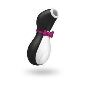 Satisfyer - Pinguin - Luchtdrukvibrator - Zwart - Wit