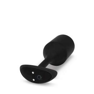 b-Vibe - Snug Plug 4 - Verzwaarde Butt Plug - Vibrerend - Siliconen - Zwart