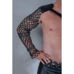 Leren Sleeve met Ringen - Bizonder
