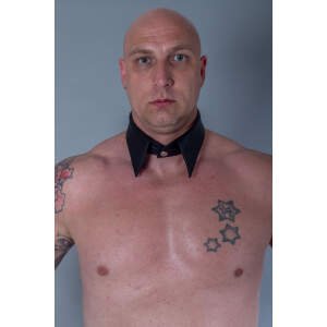 Leren Kraag Zwart Chippendales - Bizonder