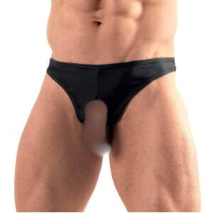 Svenjoyment Underwear - String - Showmaster - Mat Wetlook - Zwart