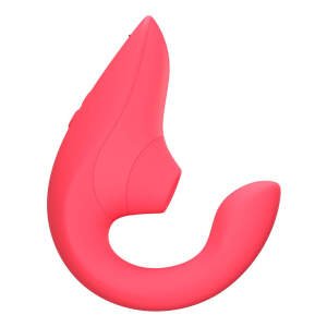 Womanizer - Blend - Clitoris Luchtdruk Stimulator - G-Spot Vibrator - Rabbit - Vibrant Rose