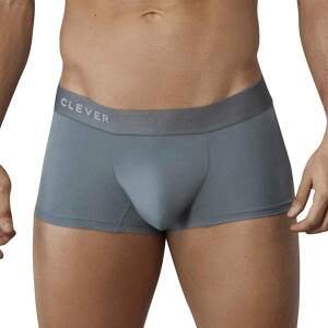 Clever Moda - Emotion Latin Boxer - Brede Band - Microvezel - Grijs